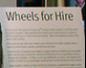 Wheels For Hire
