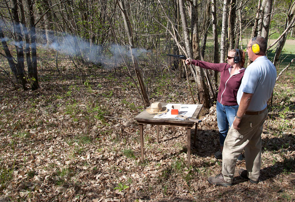 Sarah Shooting The Remington