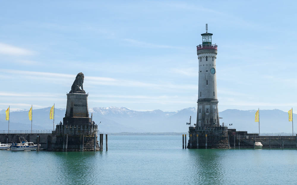 Lindau Harbour Entrance