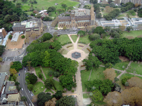 Archibald Fountain from above