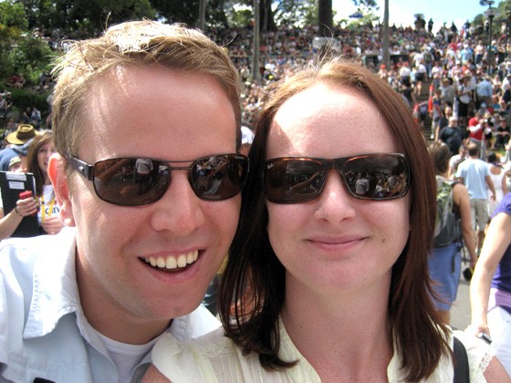 Sarah & Stu at the FlugTag