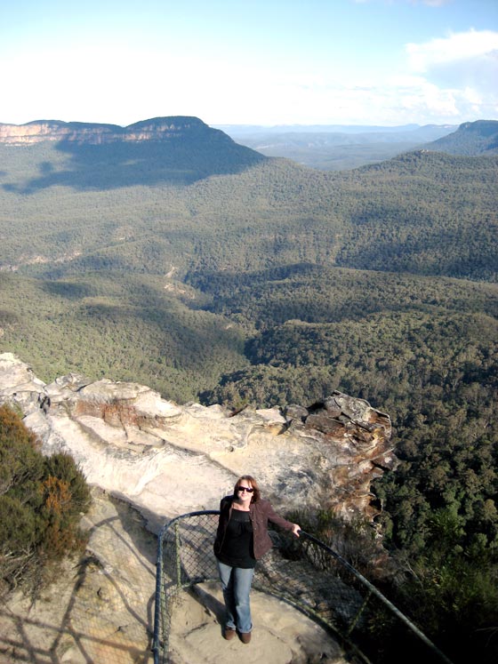 Sarah in the Blue Mountains